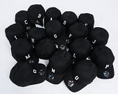 Kappe State of WOW ALPHABET - Zavináč Baseball Cap Crown 2 Black/White Strapback