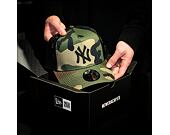 Kappe New Era - MLB Clean 9FORTY Trucker - NY Yankees - Woodland Camo / Black