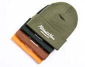Mütze Mitchell & Ness Branded Pinscript Cuff Knit Olive