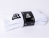Socken New Era - Flag Crew 3Pack - White