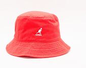 Hut Kangol Washed Bucket Cherry Glow