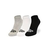 Socken New Era Flag Sneakers 3Pack Grey/White/Black