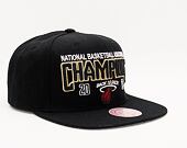 Kappe Mitchell & Ness Nba Champs Snapback Hwc Miami Heat Black