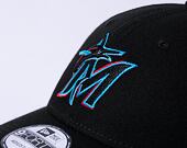 Kappe New Era 9FORTY MLB The League 19 Miami Marlins Strapback Game Logo