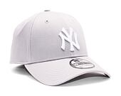 Kappe New Era - MLB Essential 39THIRTY - NY Yankees - Grey / White