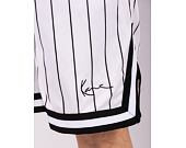 Shorts Karl Kani - Small Signature Pinstripe Mesh Shorts - White/Black