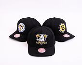 Kappe Mitchell & Ness - NHL Team Ground 2.0 Pro Snapback - Anaheim Ducks - Black