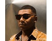 Sonnenbrille Oakley HSTN "Kylian Mbappé" Dark Amber/Light Curry - Prizm Tungsten