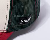 Kappe Capslab - Trucker Tom & Jerry - Tom & Jerry - Sand / Green / Red