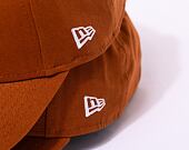 Kinder Kappe New Era 9FORTY Kids Seasonal Flag Logo - Caramel Brown