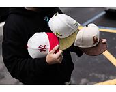 Kappe New Era 59FIFTY MLB Cord Atlanta Braves Off White / Nephrite Green / Cyber Green