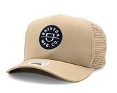 Kappe Brixton Crest X MP Snapback - Sand/Navy