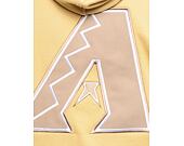 Pullover New Era MLB World Series Oversized Hoody Arizona Diamondbacks - Oat Milk / Ash Brown