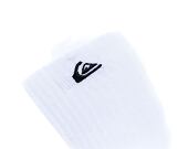 2 Paar Socken Quiksilver Basic Crew Socks White/Grey