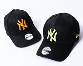 Kinder Kappe New Era - 9FORTY League Essential - NY Yankees - Black / Neon Yellow