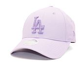 Damen Kappe New Era - 9FORTY Metallic Logo - LA Dodgers - Pastel Purple