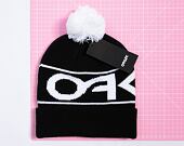 Mütze Oakley Factory Cuff Beanie Black/White Logo