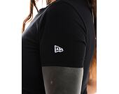Damen T-Shirt New Era - Script Tee Slim - Black / White