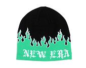 Mütze New Era - Knit Thin Flame Skull Knit - Green