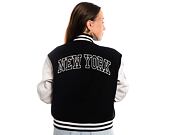 Damenjacke New Era - Varsity - Black / Off White