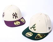 Kappe New Era - 59FIFTY Low Profile "Late Fall Vibes" - Atlanta Braves - Cream / Green