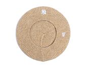 Baskenmütze New Era - MLB Womens Knitted Beret - NY Yankees - Toffee / White