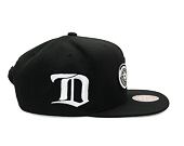 Kappe Mitchell & Ness - Evergreen Black White Snapback Vntg - Detroit Red Wings - Black