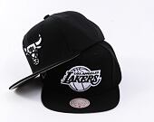 Kappe Mitchell & Ness - Evergreen Black/White Snapback - LA Lakers - Black