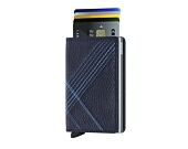 Geldbörse Secrid Slimwallet Stitch Linea - Navy