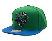 Kappe Mitchell & Ness - Team 2 Tone 2.0 Snapback - Vancouver Canucks - Grün/Marine
