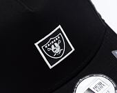 Kappe New Era - NFL Metallic Patch 9FORTY A-Frame - Las Vegas Raiders - Black / Silver