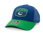 Kappe Fanatics - Vancouver Canucks - A/CAP Structured Adjustable Meshback - Blue Cobalt/Kelly Gr