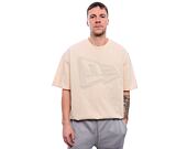 T-Shirt New Era - Tech Flag Oversized Tee - Cream / Grey