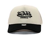 Kappe Von Dutch - Trucker Newark - Caps - Cot Twill - Black/ Cream