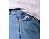 Hose Karl Kani Small Signature Baggy Five Pocket Denim vintage mid blue