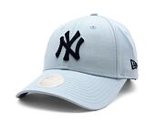 Damen Kappe New Era - MLB Metallic 9FORTY - NY Yankees - Pastel Blue / Navy