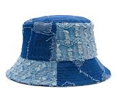 Kangol Hut - Denim Mashup Bucket - Mittelblau