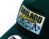 Kappe New Era - MLB City Patch 9FORTY Trucker - Oakland Athletics - Dark Green