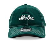Kappe New Era - Contrast Stitch 9TWENTY - Dark Green / White