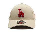 Kappe New Era - MLB Side Patch 9FORTY - LA Dodgers - Stone