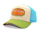 Kappe Stetson - Trucker Cap Lightning - Green/Light Khaki