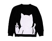 Strickpullover Rip N Dip - Lord Nermal Flippy Knitty Sweater - Black