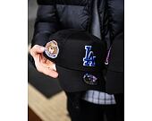 Kappe New Era - MLB World Series Patch 9FORTY A-Frame - LA Dodgers - Black / Light Royal