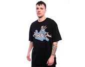 T-Shirt Karl Kani - Woven Signature Airbrush Amor Tee - black/blue