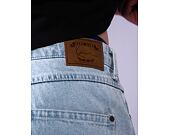 Hose Karl Kani - Og Baggy Five Pocket Flames Denim - bleached blue