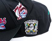Kappe Mitchell & Ness - New York Rangers - Oversweep Snapback Vntg - Black