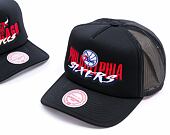 Kappe Mitchell & Ness - Philadelphia 76Ers - Year Of The Snake Trucker Hwc - Black