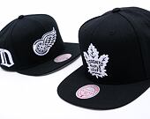 Kappe Mitchell & Ness - Toronto Maple Leafs - Evergreen Black White Snapback - Black