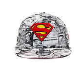Kinder Kappe New Era - WARNER BROS DC Print 9FIFTY - Superman - Scarlet / Black