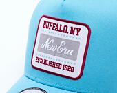 Kappe New Era - Branded Buffalo Patch 9FORTY Trucker - Blue